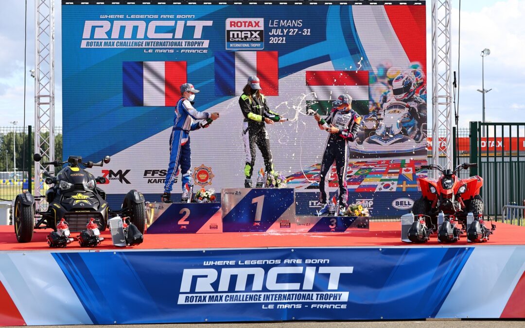 A középmezőnyben zárt, de dobogóra állhatott Vida Benedek a Le Mans-ban rendezett gokarttornán